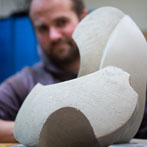James Oughtibridge in his studio 2016